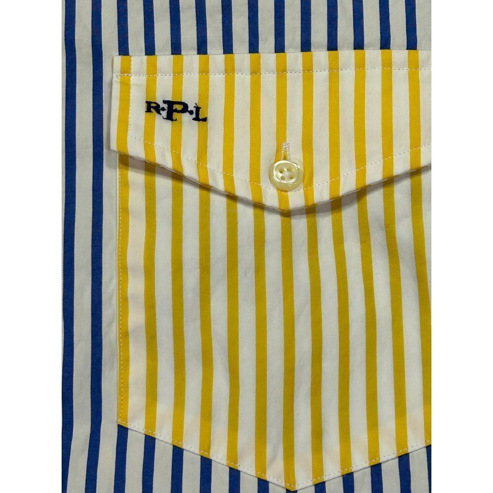 Ralph‎ Lauren Men's XL Color-Block Stripe Stretch Classic Fit Button Shirt - Picture 2 of 9